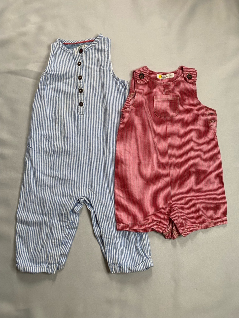 Baby Boden Boys Girls Size 18-24 months Striped Overalls, Rompers ***READ